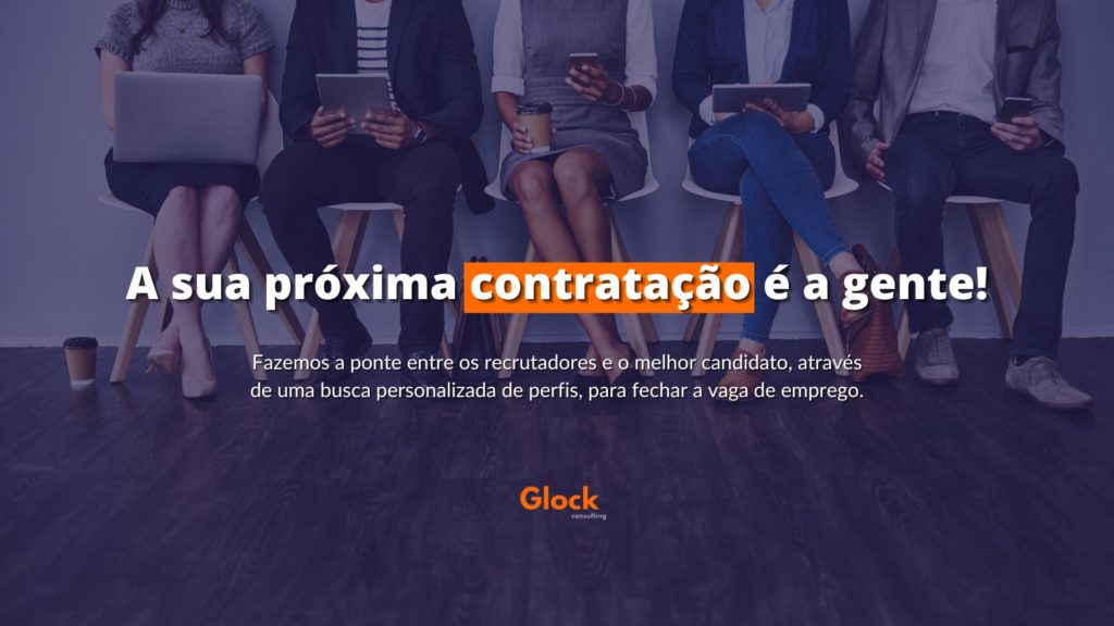 Capa da apresentação comercial da Glock Consulting